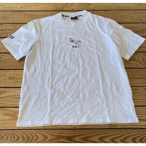 Gcores Industries Graphic T Shirt Size Medium Men’s White